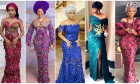 Lace Party Guest and Aso-Ebi Styles