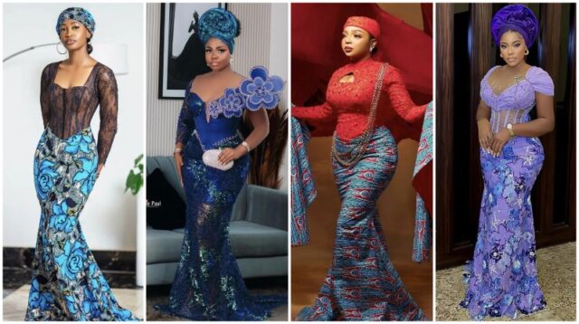 15 Black Lace Asoebi Styles To Make You Look Fabulous This Weekend