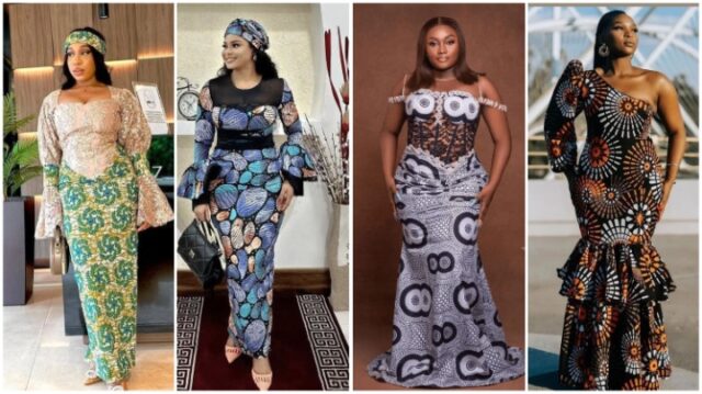 Long Ankara Gowns
