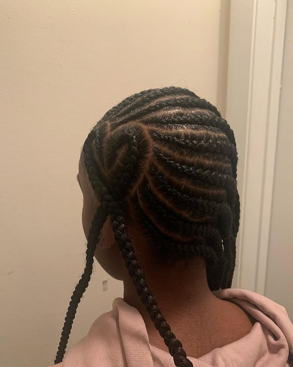 Big Sized Lemonade Braids With Heart