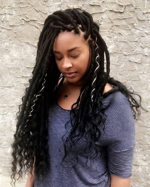 Enchanting Goddess Faux Locs