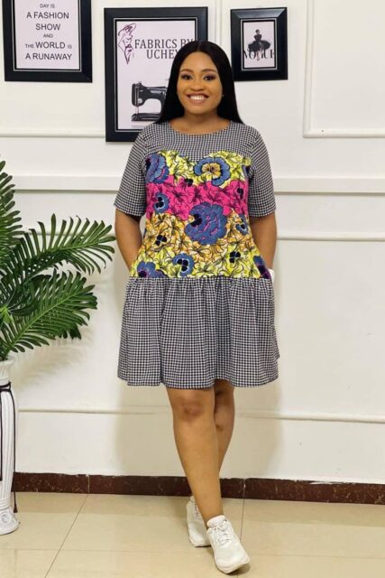 Short Ankara Styles For Curvy Ladies (13)