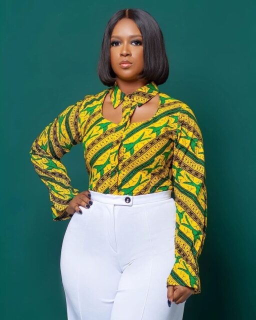Formal Ankara Blouse