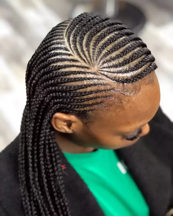 Black Women's Braids Hairstyles: Cornrows