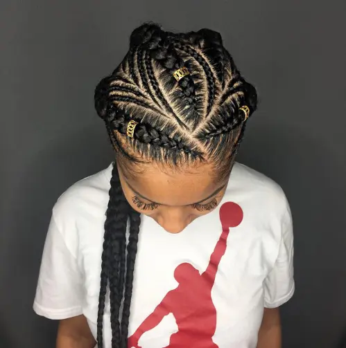 2 Black Braided Hairstyle