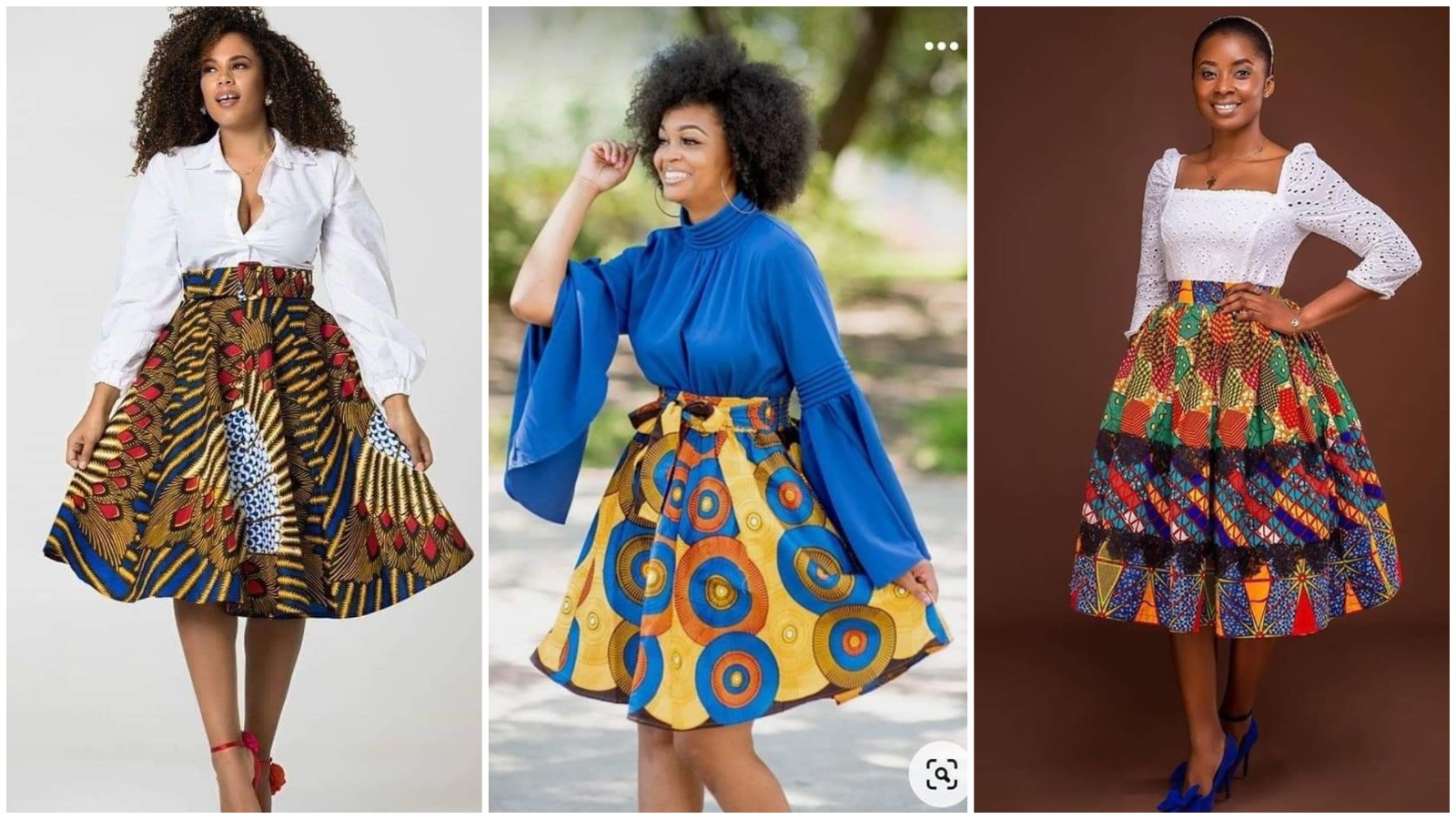 Smart and Classy Pleated Skirt Styles For Stylish African Ladies.