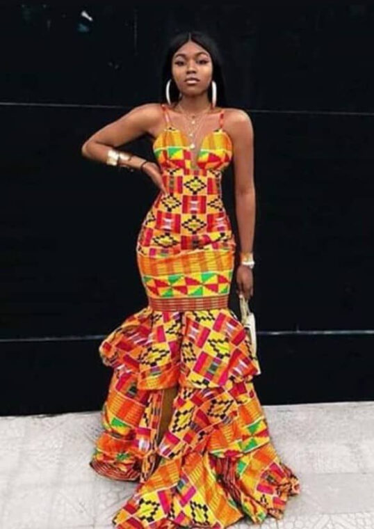 Mermaid Gowns You Can Recreate With Ankara Or Kente Fabric 11