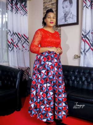 Ankara A Line Skirt (1)