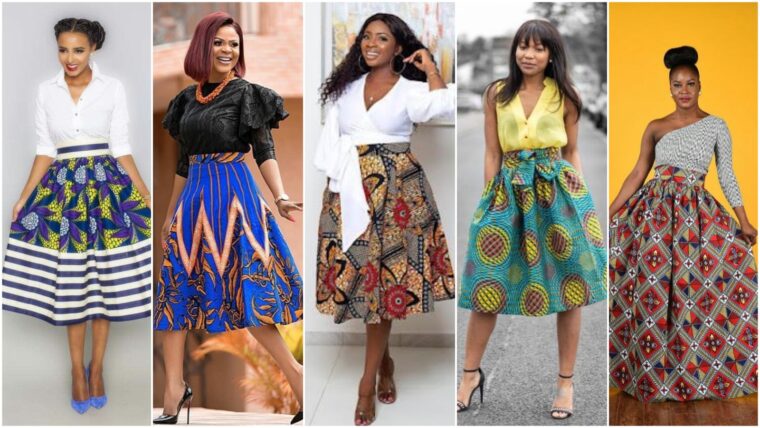 Ankara A Line Skirt