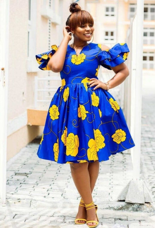 Ankara Skater Dress (11)