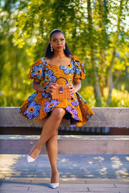 Ankara Skater Dress (21)