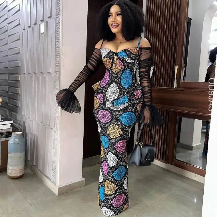 Ankara Styles Long Gown Dress (10)