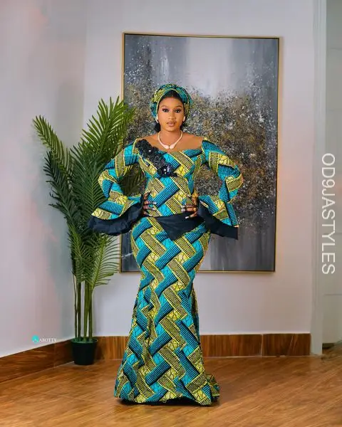 Ankara Styles Long Gown Dress (2)