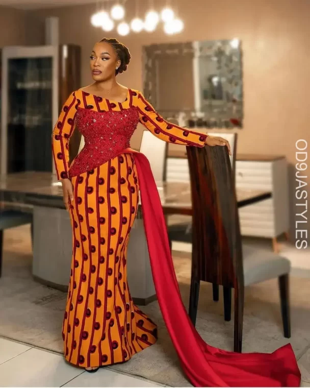 Ankara Styles Long Gown Dress (5)