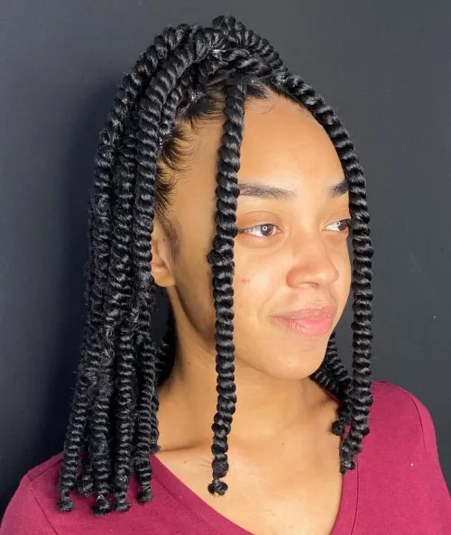 Bob Length Passion Twist Style