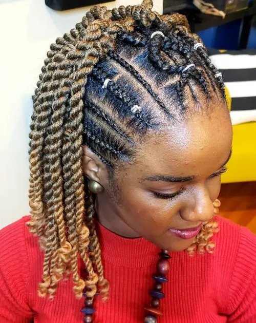 Cornrows And Passion Twists