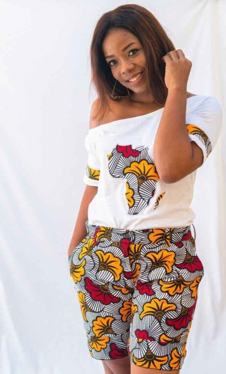 Ayafrik Shorts And T Shirt Set