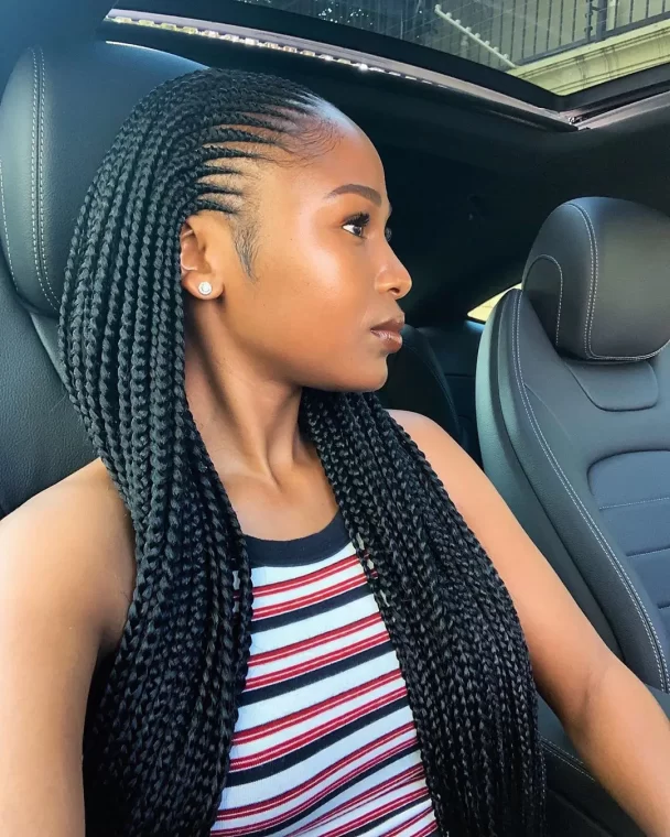 Classic Waist-Length Box Braids