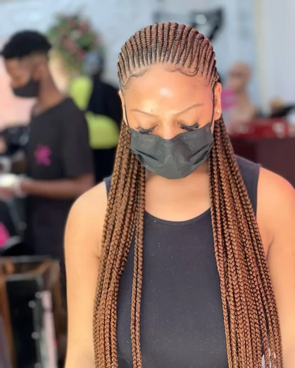 Classic Mid-Back Knotless Braids