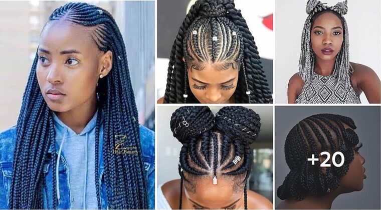  sleek & stylish black braids